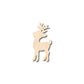 Unfinished Wood Santa's Reindeer Shape - Craft - up to 46" DIY