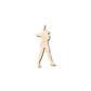 Unfinished Wood Softball Batter Shape - Craft - up to 46" DIY