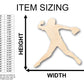 Unfinished Wood Softball Pitcher Shape - Craft - up to 46" DIY