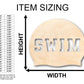 Unfinished Wood Swim Cap Shape - Craft - up to 46" DIY