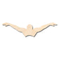 Unfinished Wood Swimming Butterfly Shape - Craft - up to 46" DIY