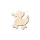 Unfinished Wood Walking Duck Shape - Craft - up to 46" DIY