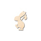 Unfinished Wood Walking Rabbit Shape - Craft - up to 46" DIY