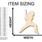 Unfinished Wood Youth Baseball Shape - Craft - up to 46" DIY