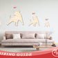 Unfinished Wood Taurus Bull Shape - Zodiac Craft - up to 46"
