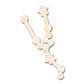 Unfinished Wood Taurus Constellation Shape - Zodiac Craft - up to 46"