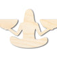 Unfinished Wood Libra Scales Shape - Zodiac Craft - up to 46"
