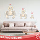 Unfinished Wood Scorpio Shape - Zodiac Craft - up to 46"