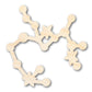 Unfinished Wood Sagittarius Constellation Shape - Zodiac Craft - up to 46"