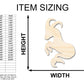 Unfinished Wood Capricorn Sea Goat Shape - Zodiac Craft - up to 46"