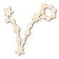 Unfinished Wood Pisces Constellation Shape - Zodiac Craft - up to 46"