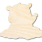 Unfinished Wood Groundhog Day Shape - Craft - up to 46" DIY