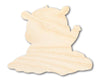 Unfinished Wood Groundhog Day Shape - Craft - up to 46" DIY