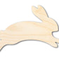 Unfinished Wood Cute Bunny Shape - Easter Spring Kids Craft - up to 46" DIY