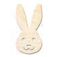 Unfinished Wood Happy Bunny Shape - Bunny Head Craft - up to 46" DIY