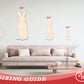 Unfinished Wood Standing Bunny Shape - Easter Spring Garden Craft - up to 46" DIY