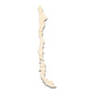 Unfinished Wood Chile Country Shape - South America Craft - up to 46" DIY