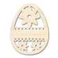 Unfinished Wood Lace Flower Egg Shape - Easter Craft - up to 46" DIY