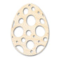 Unfinished Wood Spotted Egg Shape - Easter Craft - up to 46" DIY