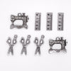 Silver Vintage Sewing Charms 8pc Set