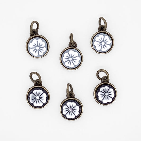 Vintage Flower Charms