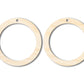 Unfinished Wood Hoop Earring Blank Pair - DIY Jewelry Craft - Available in 1" to 3"