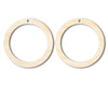 Unfinished Wood Hoop Earring Blank Pair - DIY Jewelry Craft - Available in 1" to 3"