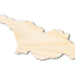 Unfinished Wood Georgia Country Shape - Euroasian Craft - up to 46" DIY
