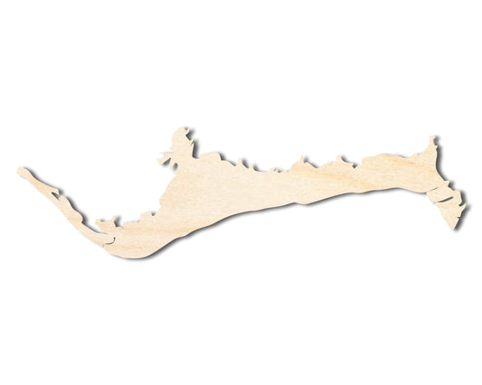 Unfinished Wood Grand Bahama Island Country Shape - Caribbean Craft - up to 46" DIY