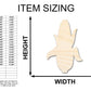 Unfinished Wood Corn on the Cob Shape | Craft Cutout | up to 46" DIY