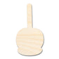 Unfinished Wood Candy Caramel Apple Shape | Craft Cutout | up to 46" DIY