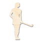 Unfinished Wood Field Hockey Player Silhouette | DIY Sports Craft Cutout | up to 46" DIY