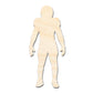 Unfinished Wood Football Player Silhouette | DIY Sports Craft Cutout | up to 46" DIY