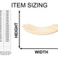 Unfinished Wood Sausage Shape | Craft Cutout | up to 46" DIY