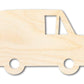 Unfinished Wood Mail Truck Shape | Craft Cutout | up to 46" DIY