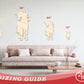 Unfinished Wood Swirly Unicorn Silhouette | DIY Mythical Craft Cutout | up to 46" DIY