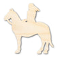 Unfinished Wood Brave Warrior Shape | Native American | Craft Cutout | up to 46" DIY