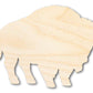 Unfinished Wood Buffalo Bison Silhouette | DIY Native American Craft Cutout | up to 46" DIY