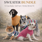 Crochet Dog Sweater Pattern Bundle | Easy Dog Hoodie & Pullover Pattern | Beginner Friendly Pet Coat PDF