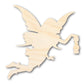 Unfinished Wood Fairy Lantern Silhouette | DIY Mythical Craft Cutout | up to 46" DIY