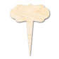 Unfinished Wood Garden Marker Stake | Craft Cutout | up to 12" DIY