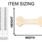 Unfinished Wood Dog Chew Bone Silhouette | DIY Dog Craft Cutout | up to 46" DIY