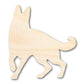 Unfinished Wood Guard Dog Silhouette | DIY Dog Craft Cutout | up to 46" DIY