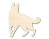 Unfinished Wood Guard Dog Silhouette | DIY Dog Craft Cutout | up to 46" DIY