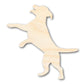 Unfinished Wood Playful Dog Silhouette | DIY Dog Craft Cutout | up to 46" DIY