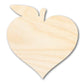 Unfinished Wood Apple Heart Shape | Teacher Appreciation | Kids Crafts | Apple Lovers | Craft Cutout | up to 46" DIY