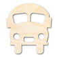 Unfinished Wood Cute School Bus Shape | Back to School | Kids Crafts | Craft Cutout | up to 46" DIY