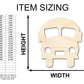 Unfinished Wood Cute School Bus Shape | Back to School | Kids Crafts | Craft Cutout | up to 46" DIY