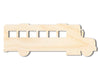 Unfinished Wood School Bus Shape | Back to School | Kids Crafts | Craft Cutout | up to 46" DIY
