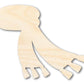 Unfinished Wood Scarf Silhouette | DIY Winter Craft Cutout | up to 46" DIY